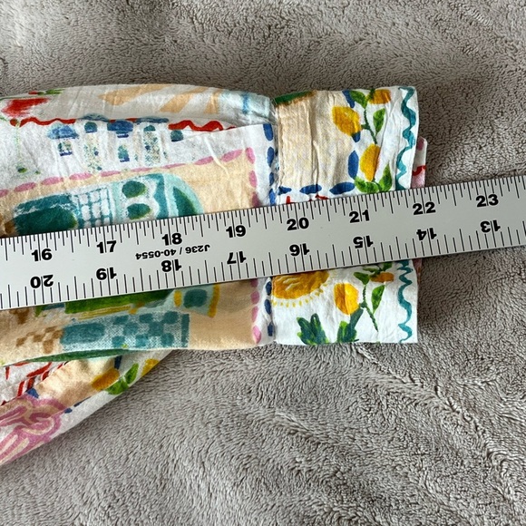 True Destinations Cotton Swim Cover Up Button Up Shirt/Dress Size XL Vacation - Picture 12 of 13